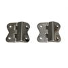 Antique Hoosier Cabinet Hinge For Upper Door Nickel Plated Pair