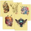 Yuelong 3Pcs Tattoo Skin Practice 3MM Thick 8x12" Blank Double Sides Tattoo Practice Skin Soft Silicone Pads Fake Skin Tattooing Microblading Practice Skin for Beginners and Experienced Artists