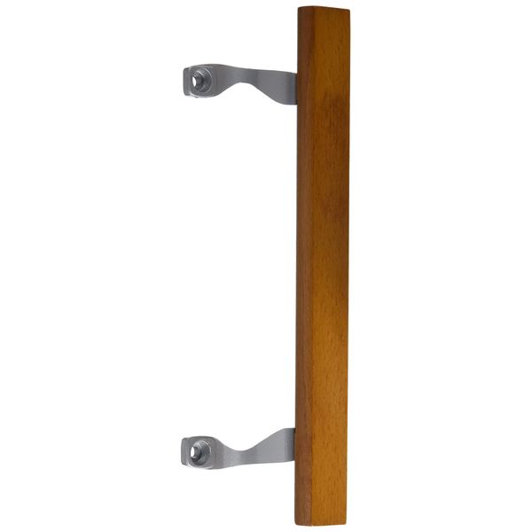 Wright Products - Replacement Oak Sliding Patio Door Inside Handle Set, Wood/Aluminum Grey - Internal Sliding Door Handle