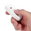 Feed-Through Switch Rocker AC 250V 10A Inline ON/OFF Table Desk Lamp Cord Cable Switch with LED Indicator Light Single Pole, Single Throw (White)
