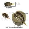 Kingrun 10 Pcs Fishing Inline Feeders with Quick Release Mould (plastic)