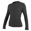 O'Neill Women's Basic 30+ Long Sleeve Sun Shirt, Black, XL