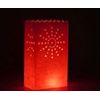 10 RED Aboriginal Sun Ray Burst Candle Paper Bag Lantern Outside Path Decor