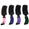 Showman Mane & Tail Brush w/Rubber Grip Handle (Purple)
