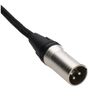 Braided XLR Microphone Patch Lead Durable Low Noise Tangle Free Cable Black 1.5m [1.5 metres]