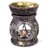 Soapstone Pentagram Oil Burner 11 x 9 cm