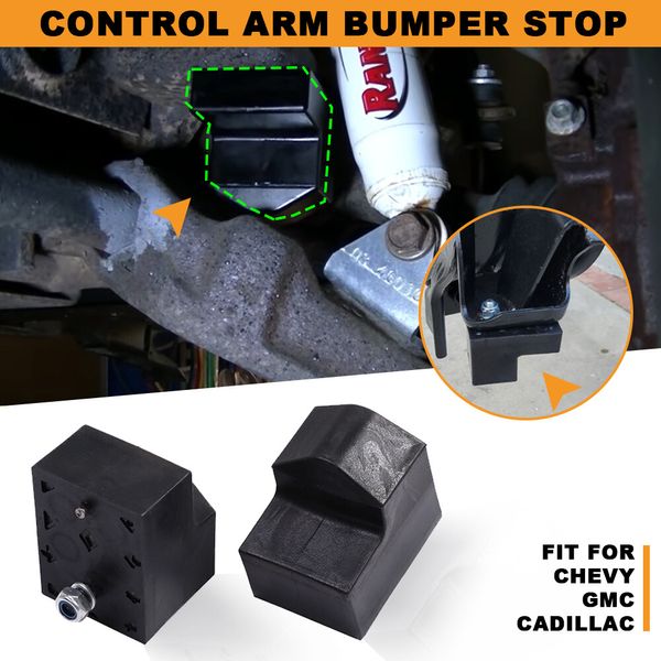 2 Control Arm Bumper Front Lower For Chevy Silverado GMC Yukon Cadillac Escalade