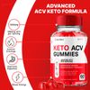 Keto ThinX Keto ACV Gummies Maximum Strength Vitamin Formula 60 Gummies