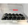 Sew-link New 8 Series Jumbo Bobbin Storage Case with 20pcs Bobbin