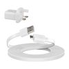 VIEWZONE Charge Cable Compatible with Ring Indoor Camera (2nd Gen), 6m Long Power Cable with Wall Plug to Power Security Camera Continuously, White