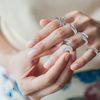 5-Piece Snake Ring, Open Adjustable Ring, Unique Ring, Snake Ring Set, Gothic Ring (Silver)