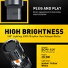 No Hyper Flash 7443 7444NA Switchback LED Turn Signal Parking Lights Bulbs EOA