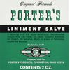 3 Pack Orginal Formula Porter's Liniment Salve 2 Oz cuts burns