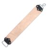 KRIEGAR Extra Wide Double Sided Hanging Strop - Smooth Buffalo Leather, Coarse Suede - Swivel Hook - Yields Sharpest Blade Edges Possible - Great for Pocket Knives, Straight Razors AND More - 3" x 21"