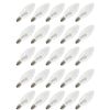 25 Pack - Replacement Light Bulbs for Electric Candle Lamps, Window Candles, 7W