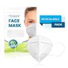 Nifola 10 Pack Disposable White Elastic Ear Loop Face Mask 5 Layer Cover