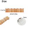 MOODKEY 65.6ft Border Trim (Floor Light Brown)