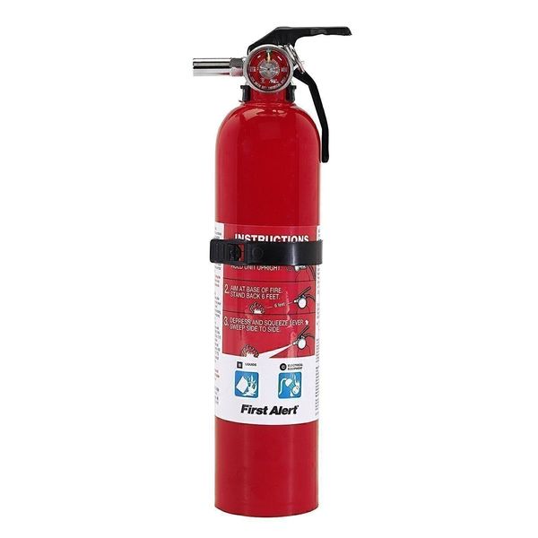 First Alert FE10GO Garage/Workshop Fire Extinguisher, Red