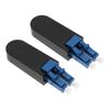 EMSea 2Pcs SM Single Mode 9/125 Loopback Adapter Test Plug for LC/UPC Fiber Optic Connection Transmission Cable Adapter for Testing Applications