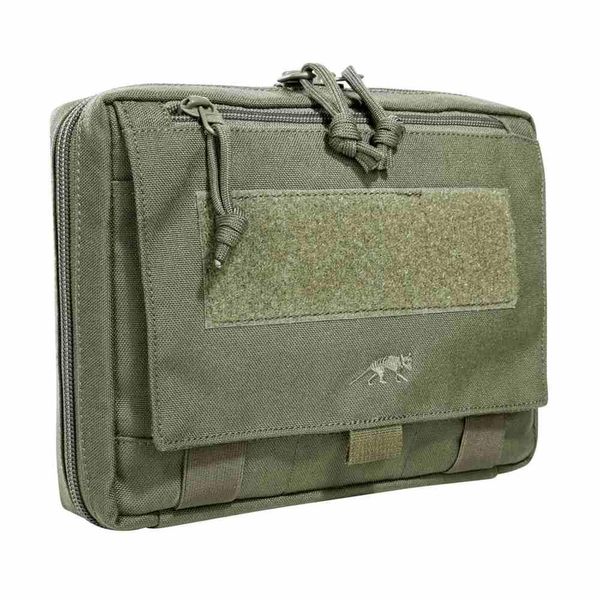 Tasmanian Tiger TT EDC Pouch Molle Compatible Backpack Organiser Additional Bag for Tools and Medic First Aid Kit with Patch Surface (Olive)