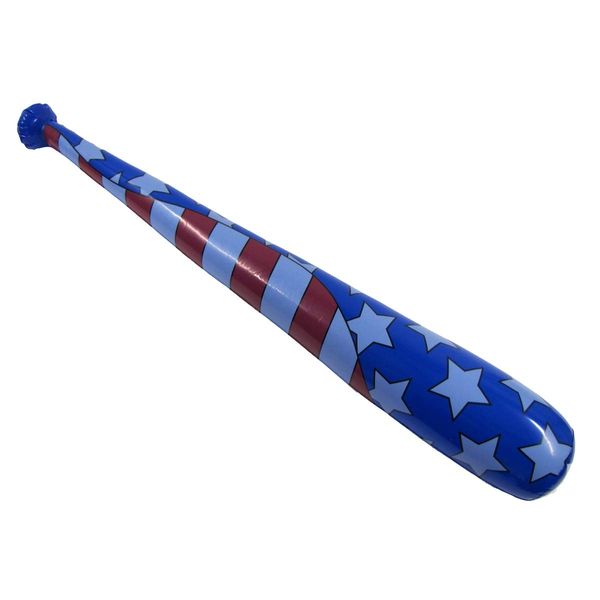 TG,LLC Treasure Gurus 42" Inflatable USA Flag Baseball Bat Swim Pool Water Float Blow Toy Party Decor Floaties Prop