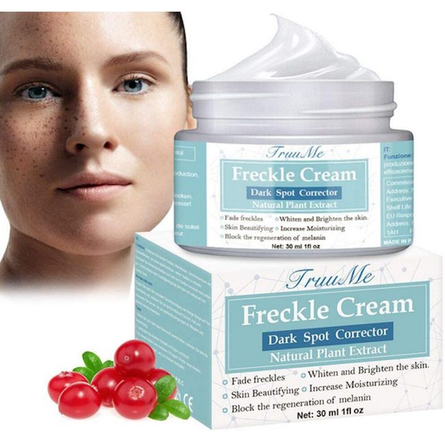 TruuMe FRECKLE CREAM DARK SPOT CORRECTOR NATRAL SPOT EXTRACT 30ml 1 fl oz