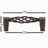 GlideRite Hardware 3011-MB-1 Birdcage Cabinet Pull, CC 3.75", Matte Black Finish (10)