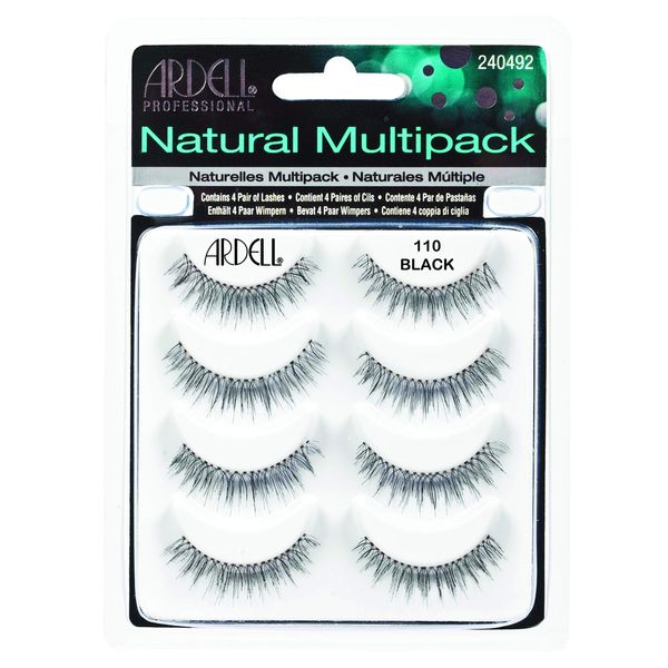 Ardell Natural Multipack 110 Black, 4 Pairs x 1 Pack