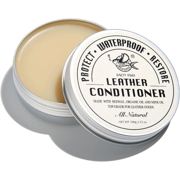 All-Natural Leather Conditioner and Cleaner,Made with Mink Oil Beeswax,Protect S