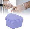 Retainer Case,ANGGREK Trapezoid Retainer Case Travel Portable Denture Mouth Guard Storage Box for Home Office(Purple)