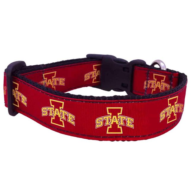 NCAA Iowa State Cyclones Dog Collar (Team Color, Medium)