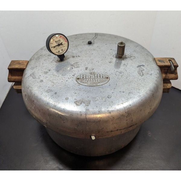 Vintage Health Model-16 Cast Aluminum 16 Quart Pressure Cooker