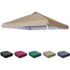 Replacement Top with Air Vent for 12X12 Canopy Frame, Canopy Cover ONLY, (Khaki)