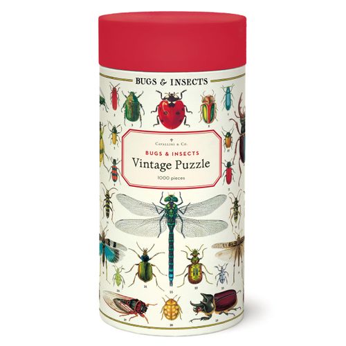 Cavallini 1000 Piece Puzzle, Bugs and Insects (PZL/Bug)
