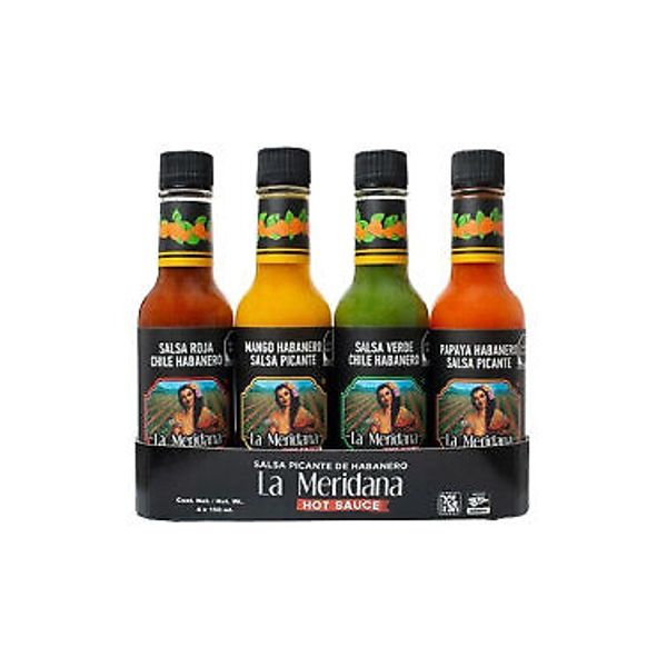 Habanero Salsa La Meridana 4 x 150ml flavours