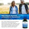 Swanson Astaxanthin & Zeaxanthin Eye Vision Brain Skin Health Antioxidant Support Supplement (Astaxanthin 4 mg & OmniXan Zeaxanthin 4 mg) 60 Softgels Sgels