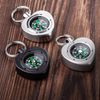 TIMULTI Titanium Compass Compass Lightweight Waterproof Outdoor Compass Guide Portable Convenient Gift (Black)