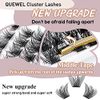 Individual Lashes QUEWEL DIY Cluster Lashes Individual Eyelashes C Curl Eyelashes Individual Volume False Eyelashes Soft & Light Segmented Eyelashes For Makeup Home Use(Honey01-C-MIX8-16mm)