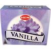 HEM Hand Rolled Fine Quality Vanilla Incense Cones For Purification Relaxation