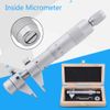 Internal Micrometer, Internal Micrometer, Inner Micrometer, 5mm-30mm/0.01mm Precision, Internal Micrometer Inner Diameter Measuring Tool with Wrench Calibration Ring