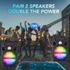 1100W Portable Wireless Bluetooth Speaker 8"Woofer W/Tripod Stand Mic Remote LED