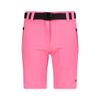 CMP Girls' Shorts Outdoor Bermuda Stretch, Pink Fluo