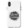iPhone X/XS Saltwater Cures Everything Inspirational Quote Case
