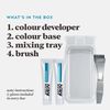 Just For Men M10 Sandy Blond mustache and beard brush in hair gel