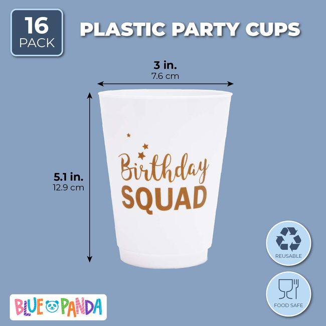 Reusable Plastic Party Cup - 16 oz.