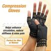 Arthritis Gloves Fingerless Copper Compression Medical Support Therapeutic US