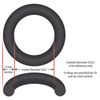 O-Ring, Buna-N, 8" ID, 3/16" Cross Section, Generic