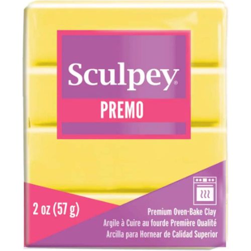 M00633 MOREZMORE Sculpey Premo Yellow Sunshine 2oz Polymer Oven-Bake Clay 5525 BNF