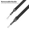 Miesherk Adjustable Shoulder Strap Multifunctional Replacement for iPad Laptop Laptop Case Luggage Camera, Black