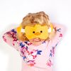 Puckator CUSH225 Relaxeazzz Duck Round Plush Travel Pillow & Eye Mask